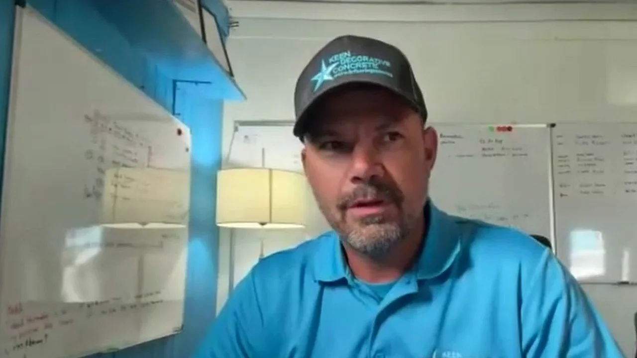 Jeff Keen — owner, Keen Decorative Concrete